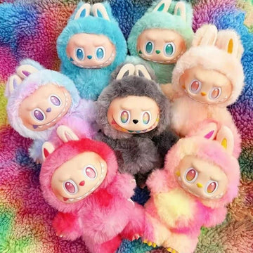 Original Labubu Doll Plush Toy & Keychain - 1 Pc