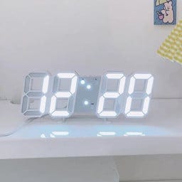 3D LED Digital Alarm Clock | Wall & Table Electronic Clock with Calendar & Thermometer