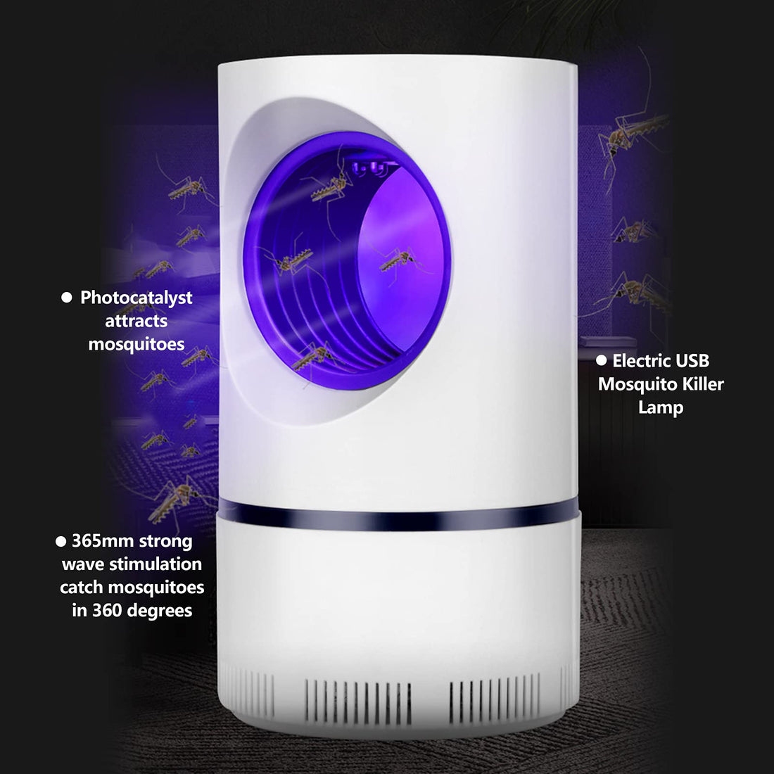 Mosquito Bug Killer Night Lamp With USB Charger