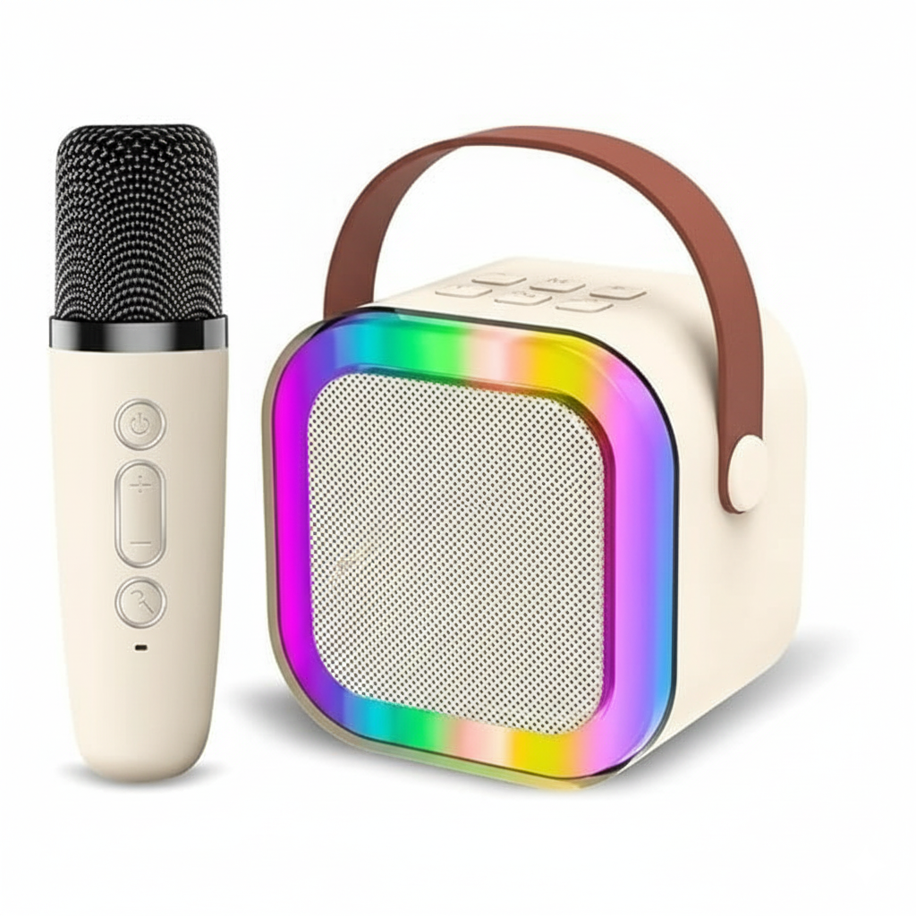 K12 Bluetooth Karaoke Speaker | RGB Light & Powerful Bass