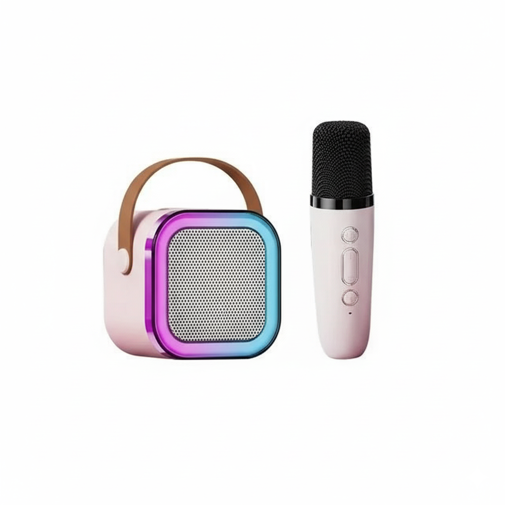 K12 Bluetooth Karaoke Speaker | RGB Light & Powerful Bass