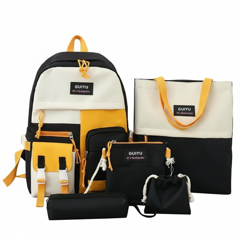 5 Pcs Multipurpose Backpack Set