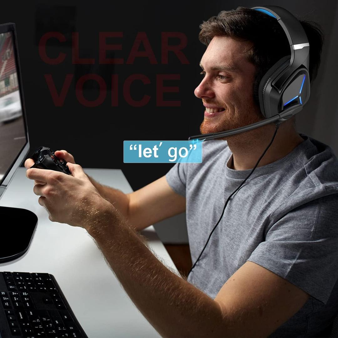 L1 Gaming Headset with Mic, Noise Cancellation