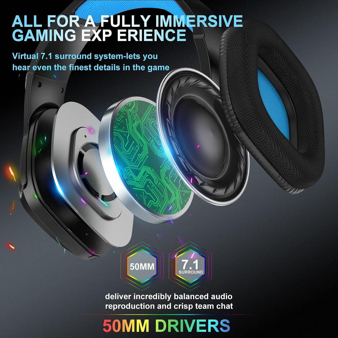 L1 Gaming Headset with Mic, Noise Cancellation