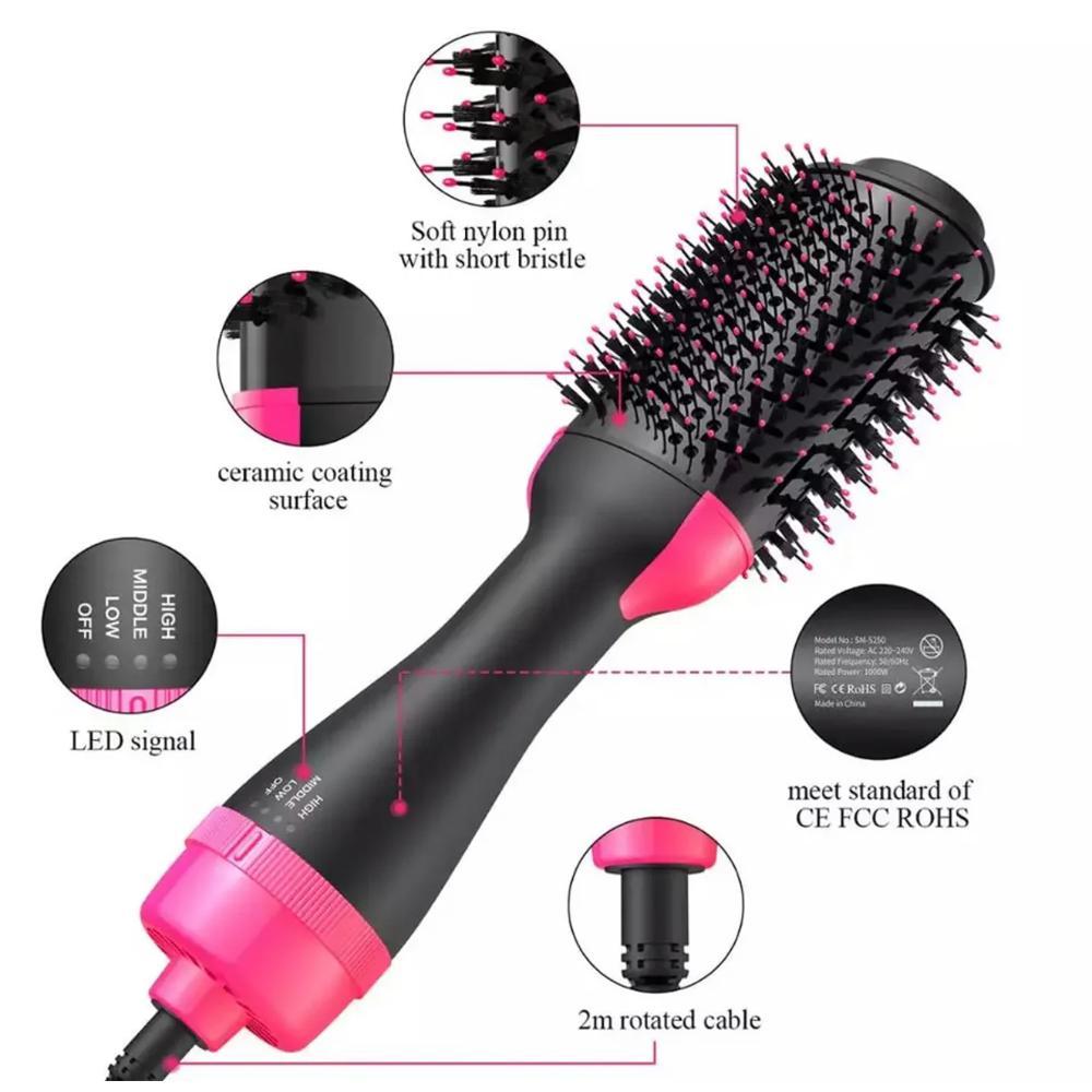 Lightweight And Ergonomic Hair Dryer Brush