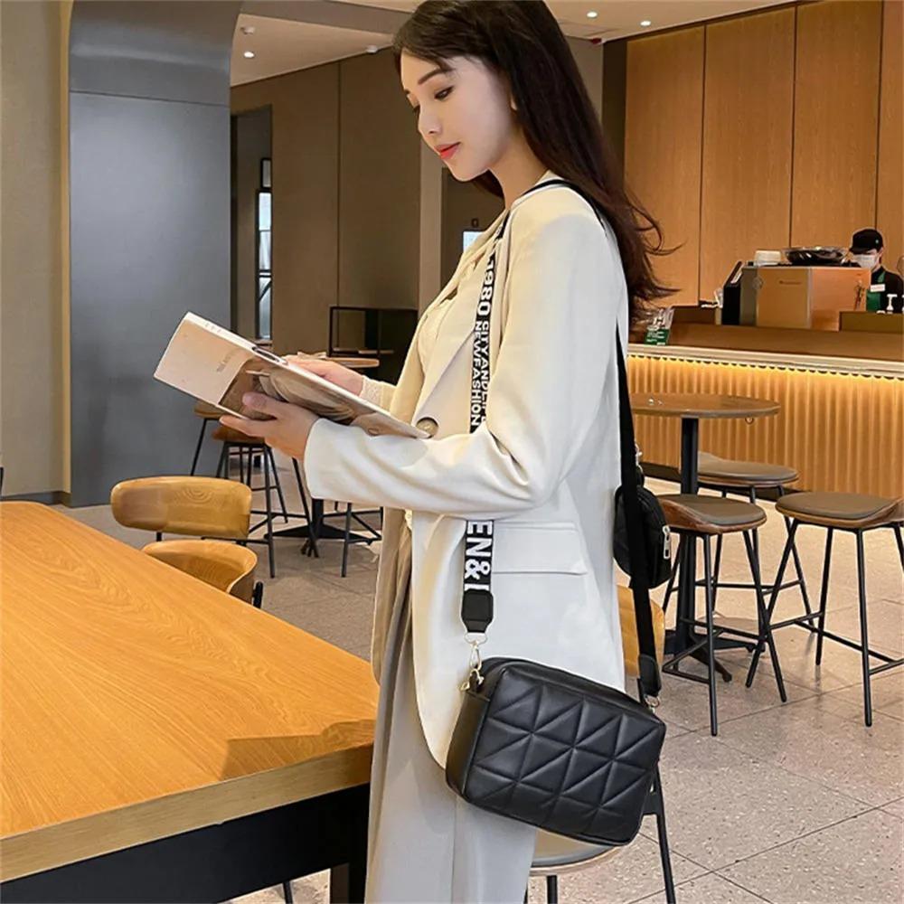 Stylish Girl's Crossbody Bag - 2 Pcs Black