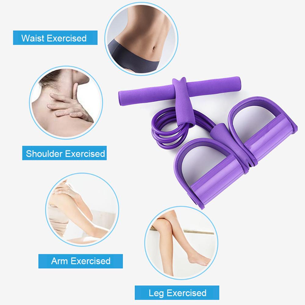 Rubber Pull Tummy Trimmer Abs Exerciser - 1 Pc