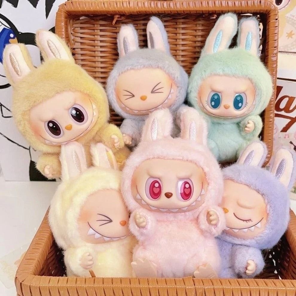 Original Labubu Doll Plush Toy & Keychain - 1 Pc
