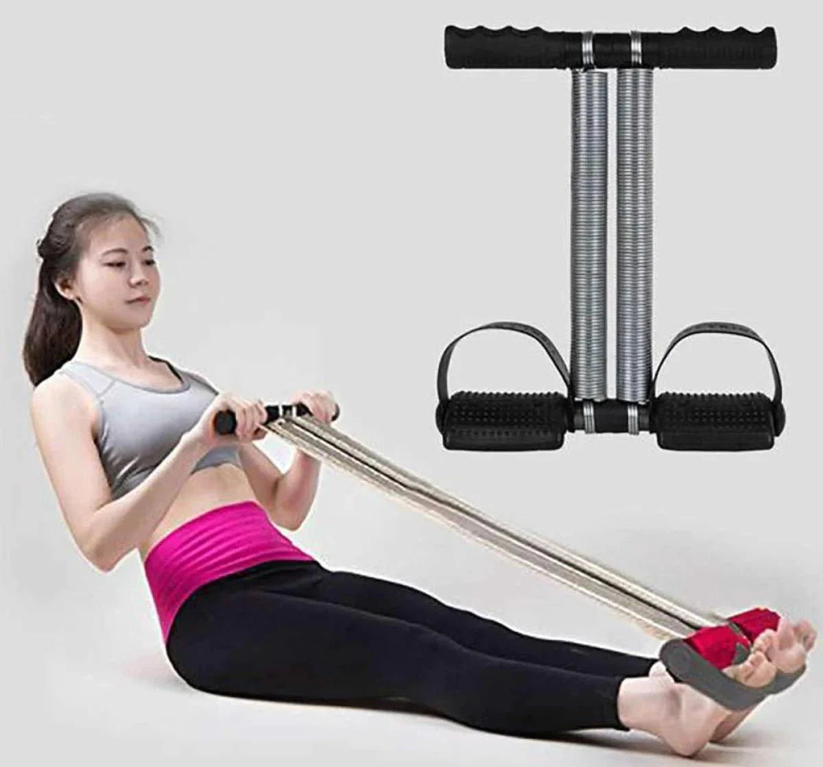 Tummy Trimmer Double Spring Black
